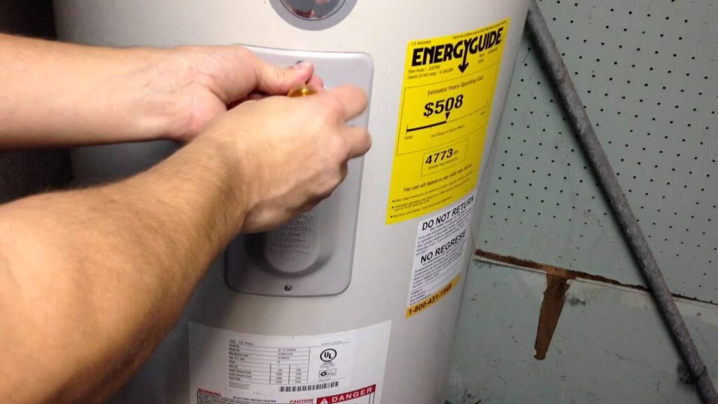 resetting electric water heater