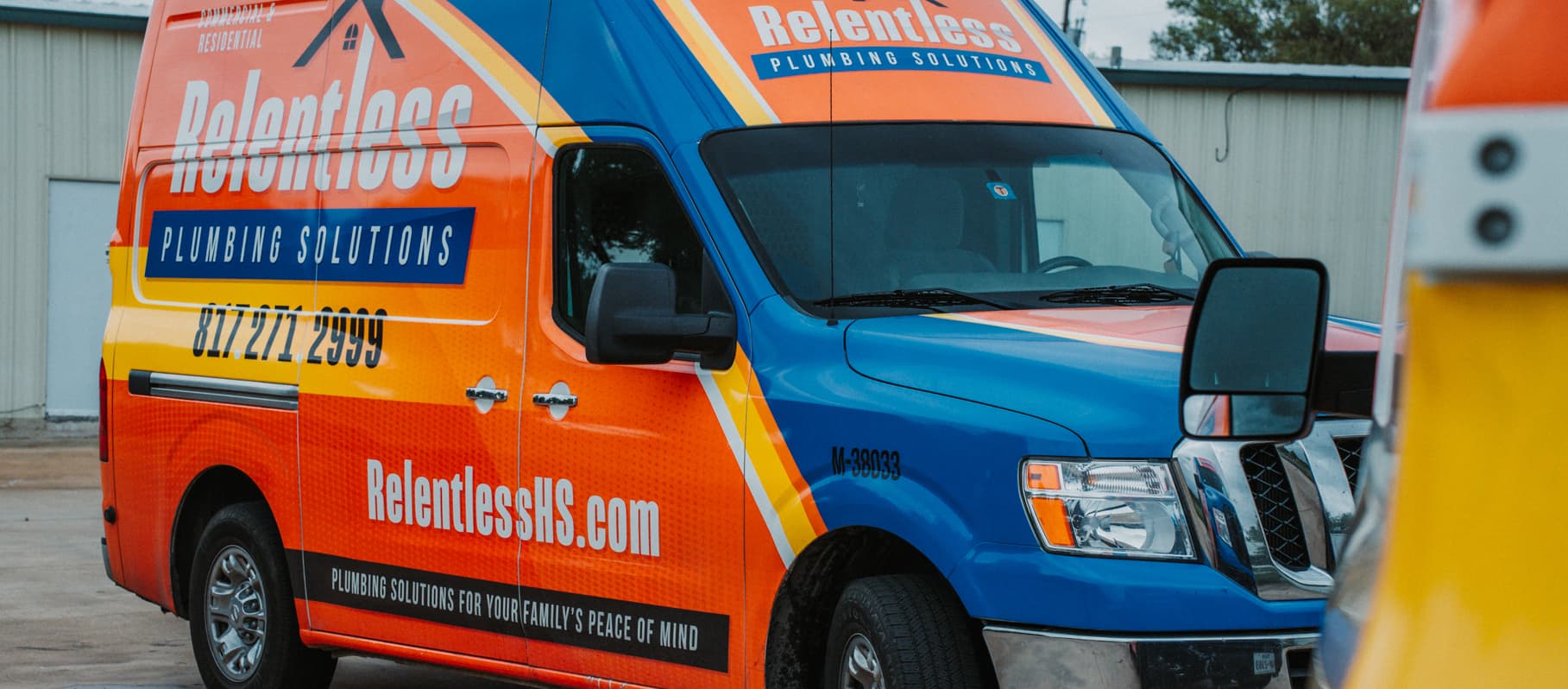 Relentless Plumbing Solutions Van
